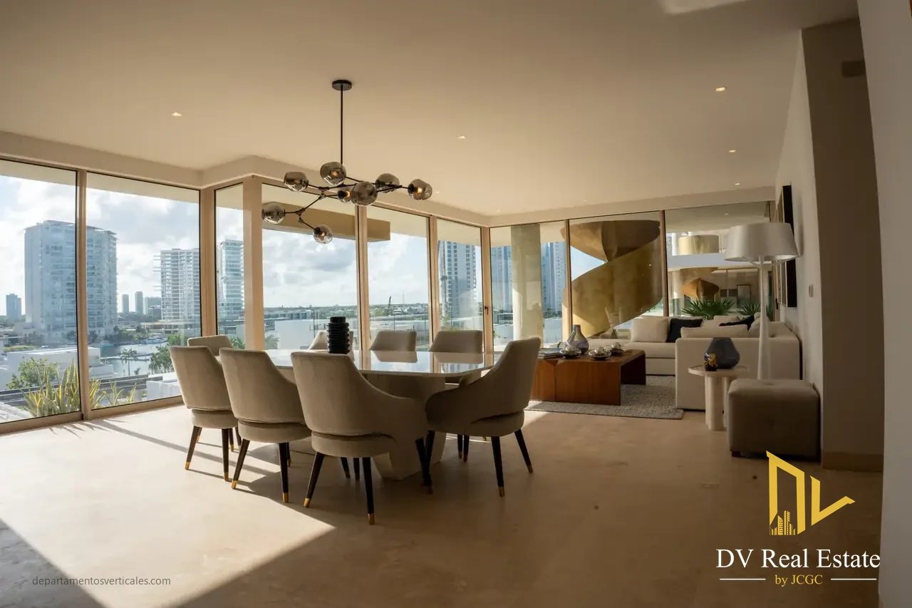 Departamento en Puerto Cancún, Zona hotelera , Cancún,Qro. — fotografía 1