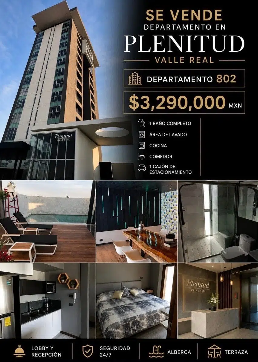 Departamento en Valle Real , Zapopan — fotografía 1